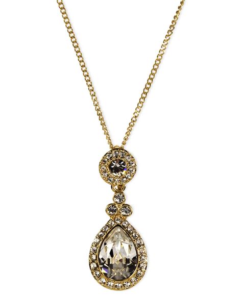 givenchy gold foil necklace|Givenchy swarovski necklace.